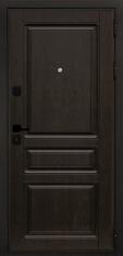 Дверь Тип 8906 Б МГ (Черная фурнитура) - МДФ венге/МДФ